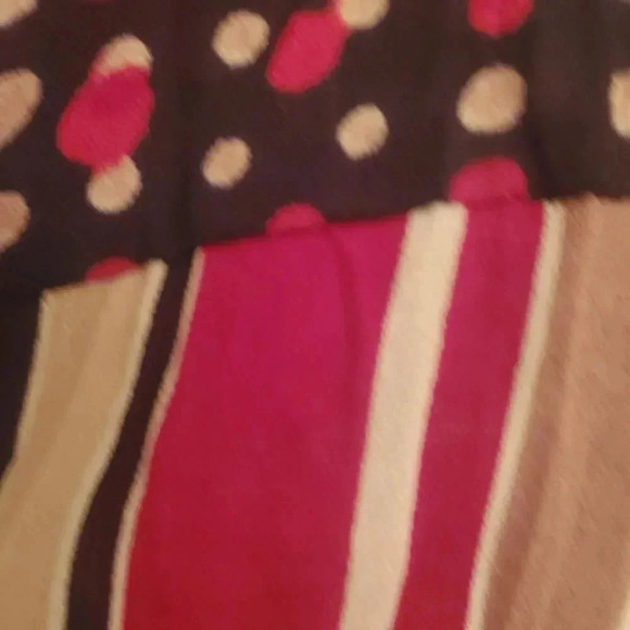 Le Caviar Western Polka Dot & Stripe Button-Down Shirt – Size Small - Picture 3 of 5